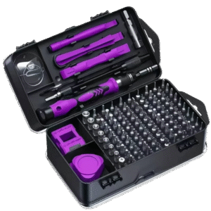 Kit d’outils de précision 155 pièces – réparation smartphone, PC, consoles & électronique
